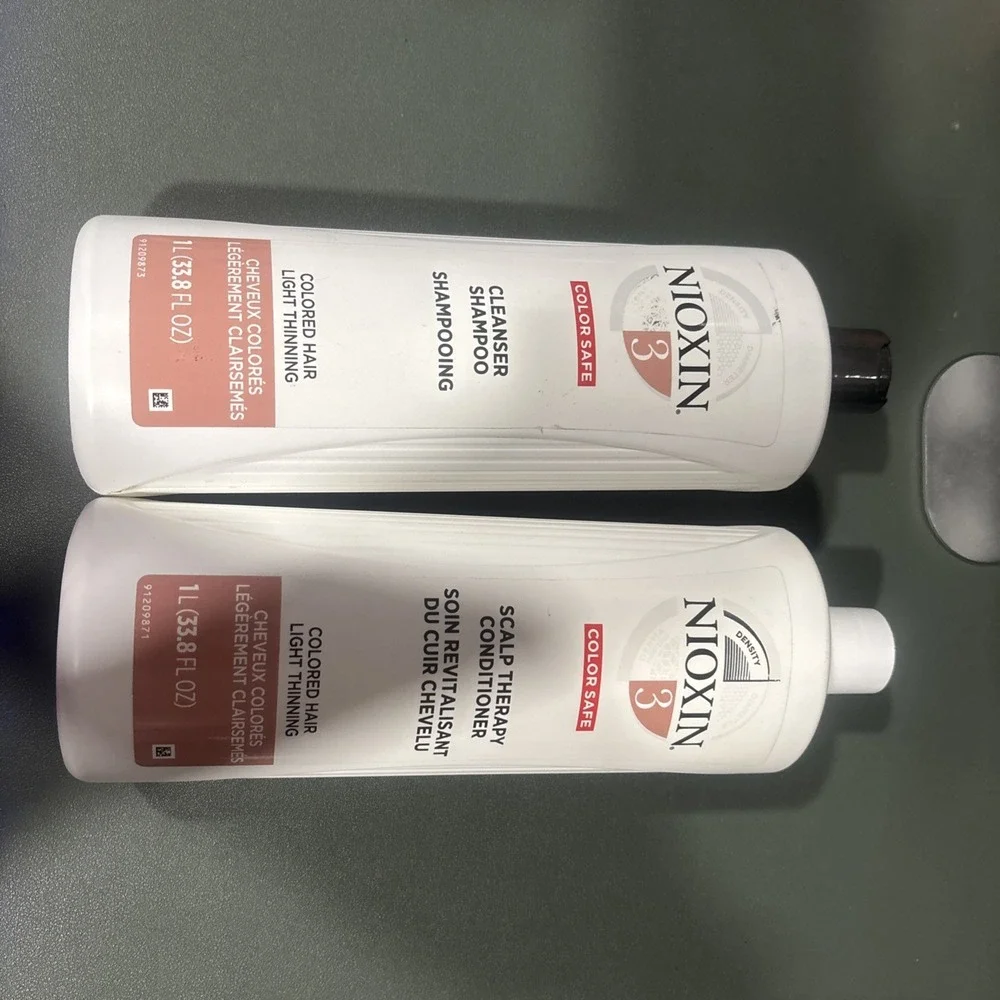 Nioxin #3 Color Safe Shampoo& Conditioner/ 33.8 oz DUO W/PUMP
